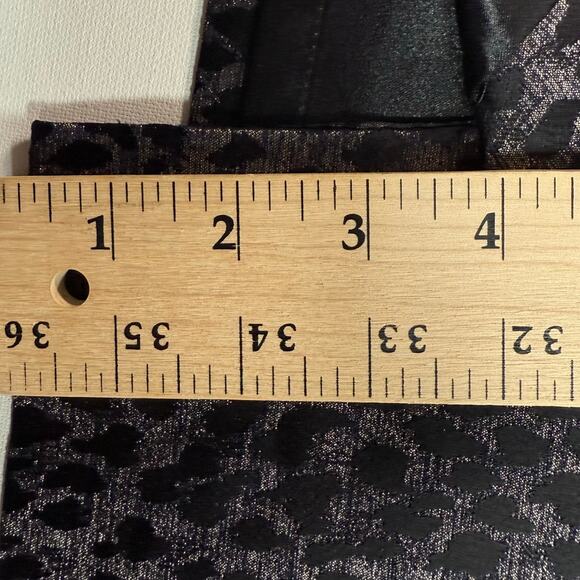 Ann Taylor Leopard Jacquard Mini Skirt Women’s 2 Black Bronze Animal Print - Picture 7 of 8